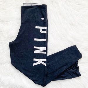 PINK Victoria’s Secret Marble Spell Out Leggings